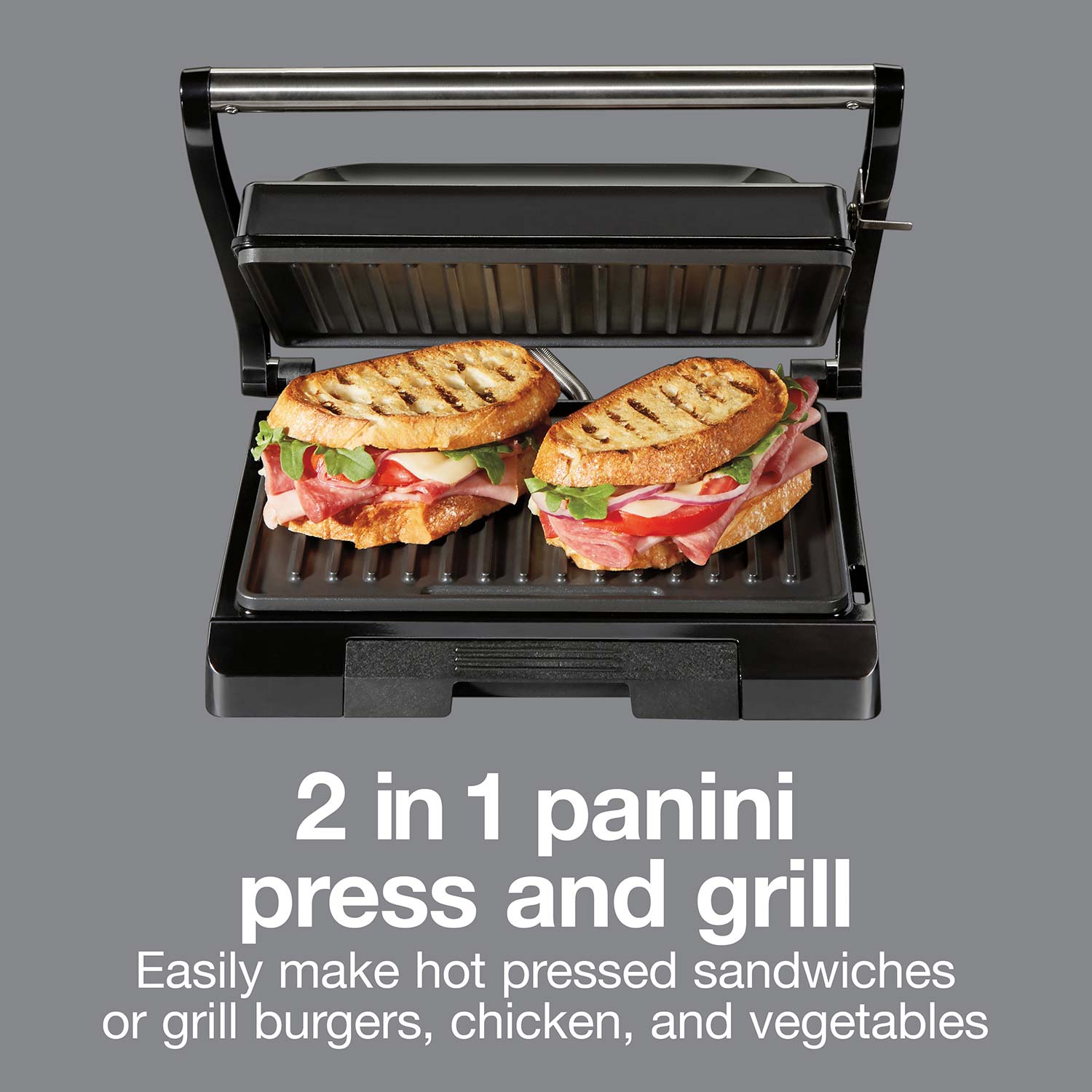 Panini Press & Compact Grill - Model 25440PS