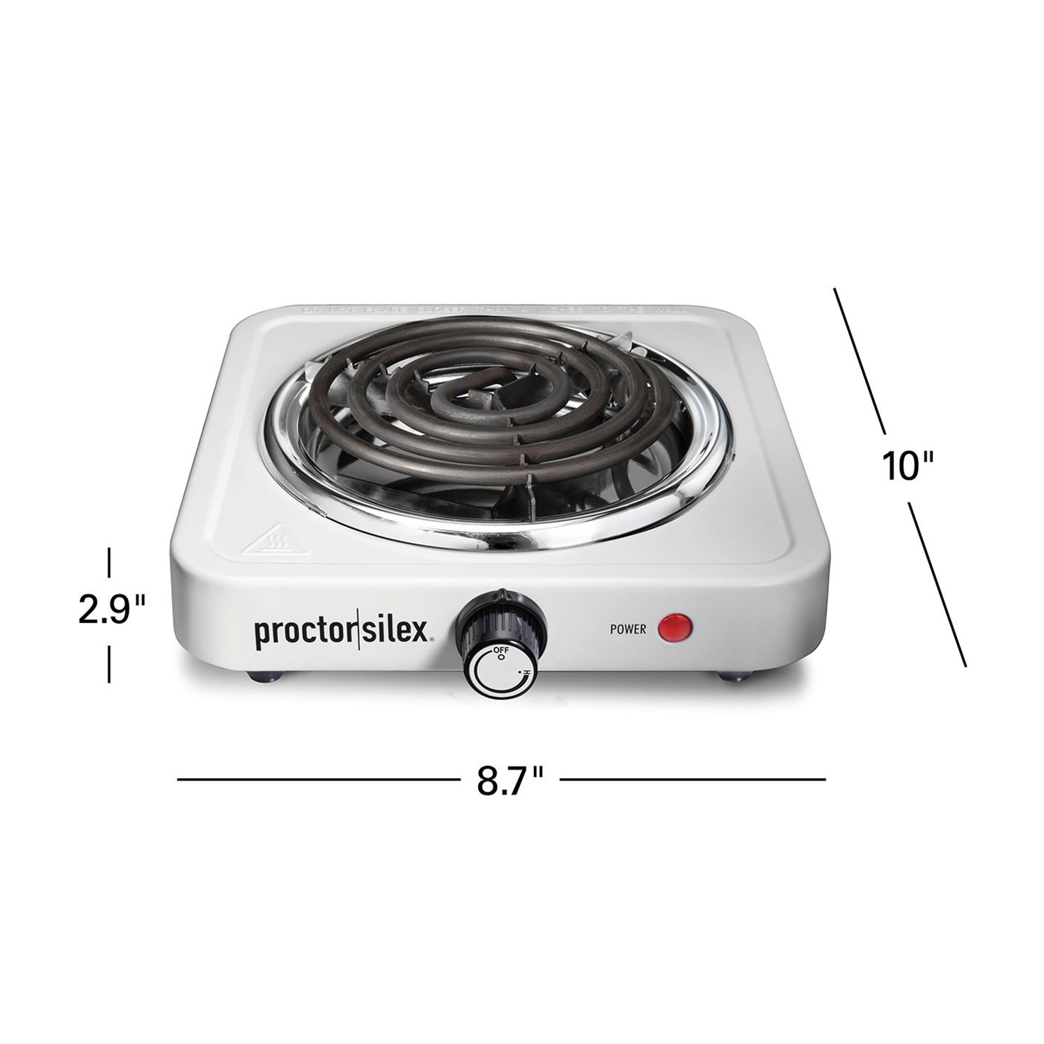Portable Electric Stove Top One Burner Electric Cooktop Hot Plate