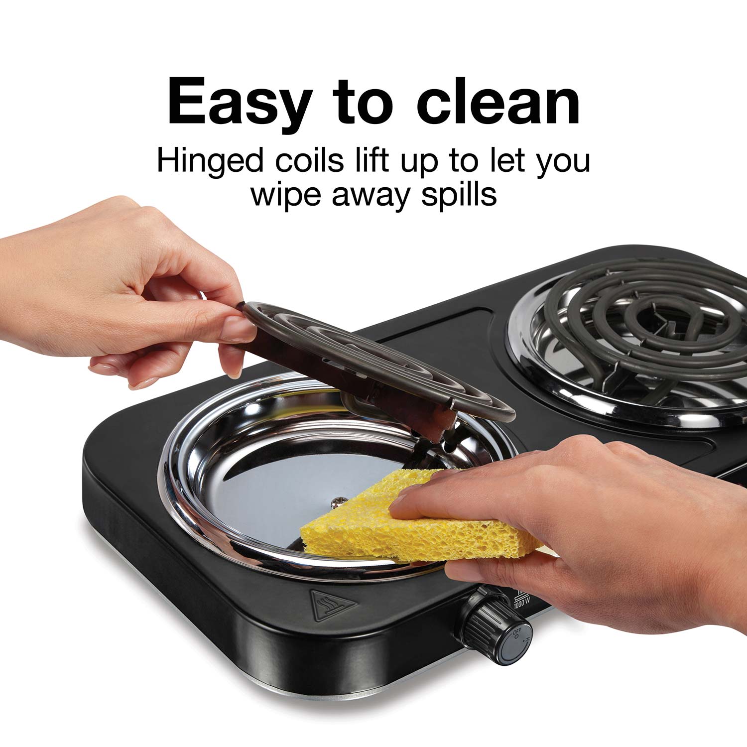 Single/Dual Electric Stove Burner Travel Compact Small Hot Plate