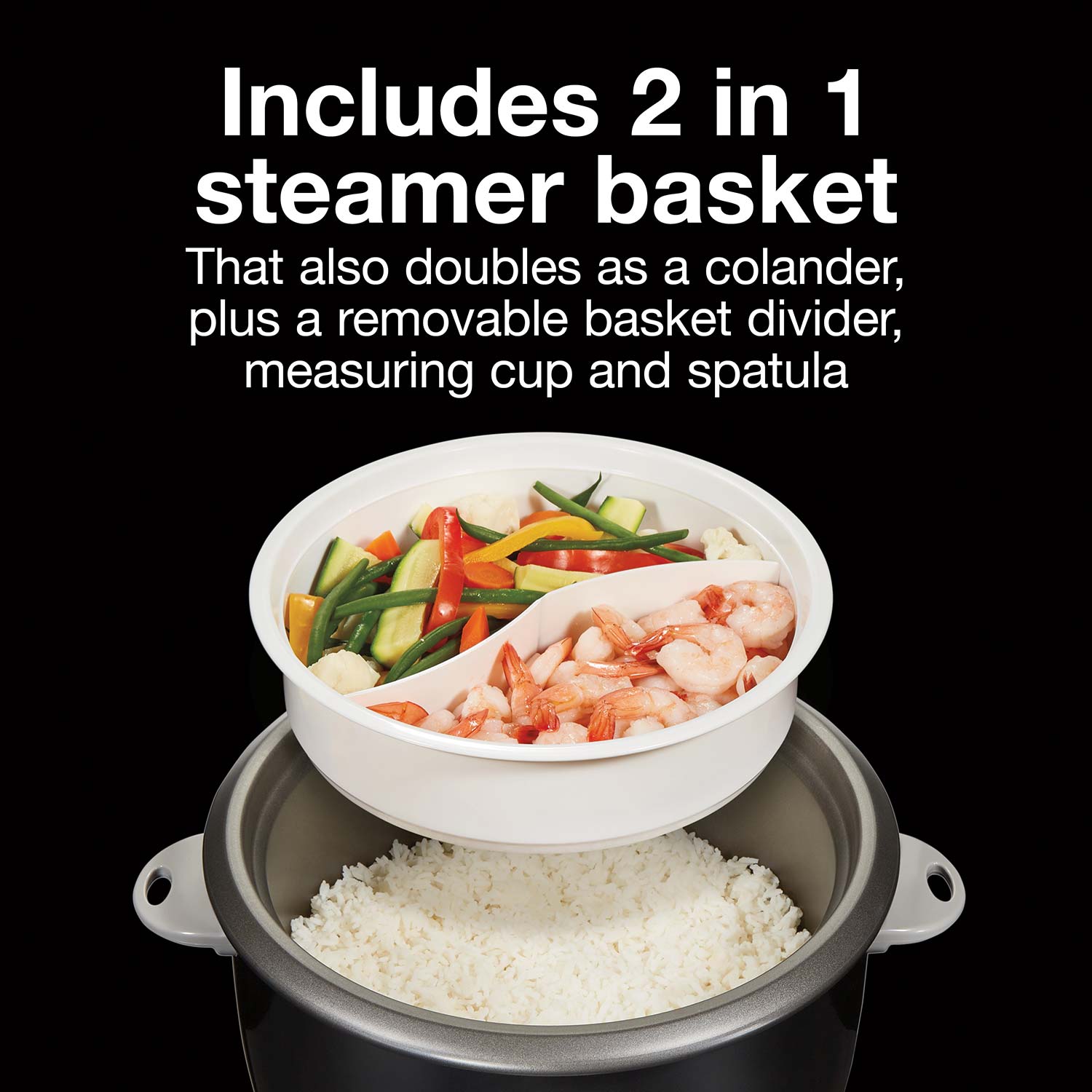 BLACK and DECKER Food Steamer Rice Cooker Steam Basket Rice Bowl