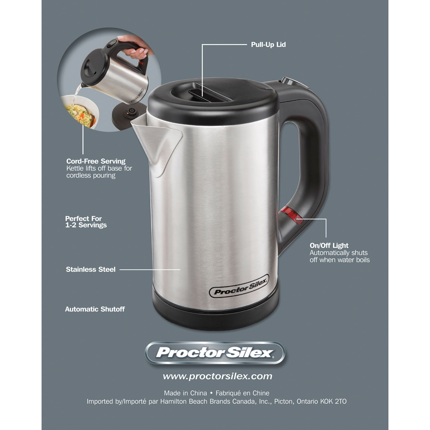 Proctor Silex, Kitchen, Proctor Silex Electric Kettle Liter Water Heater