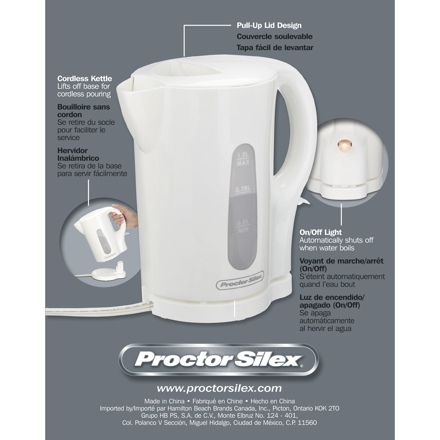 proctor silex electric kettle