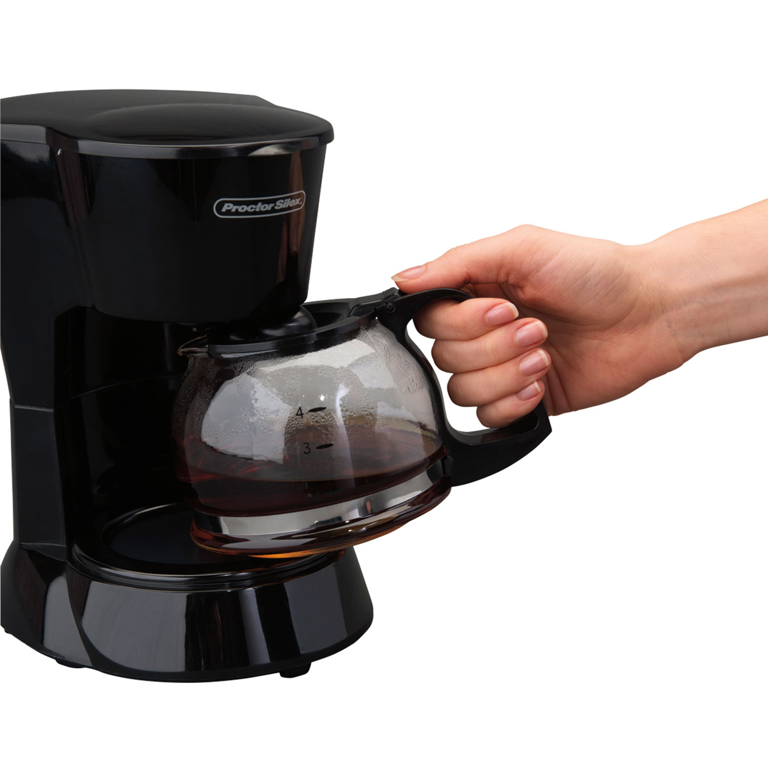  Proctor Silex Coffee Maker, Black: Drip Coffeemakers