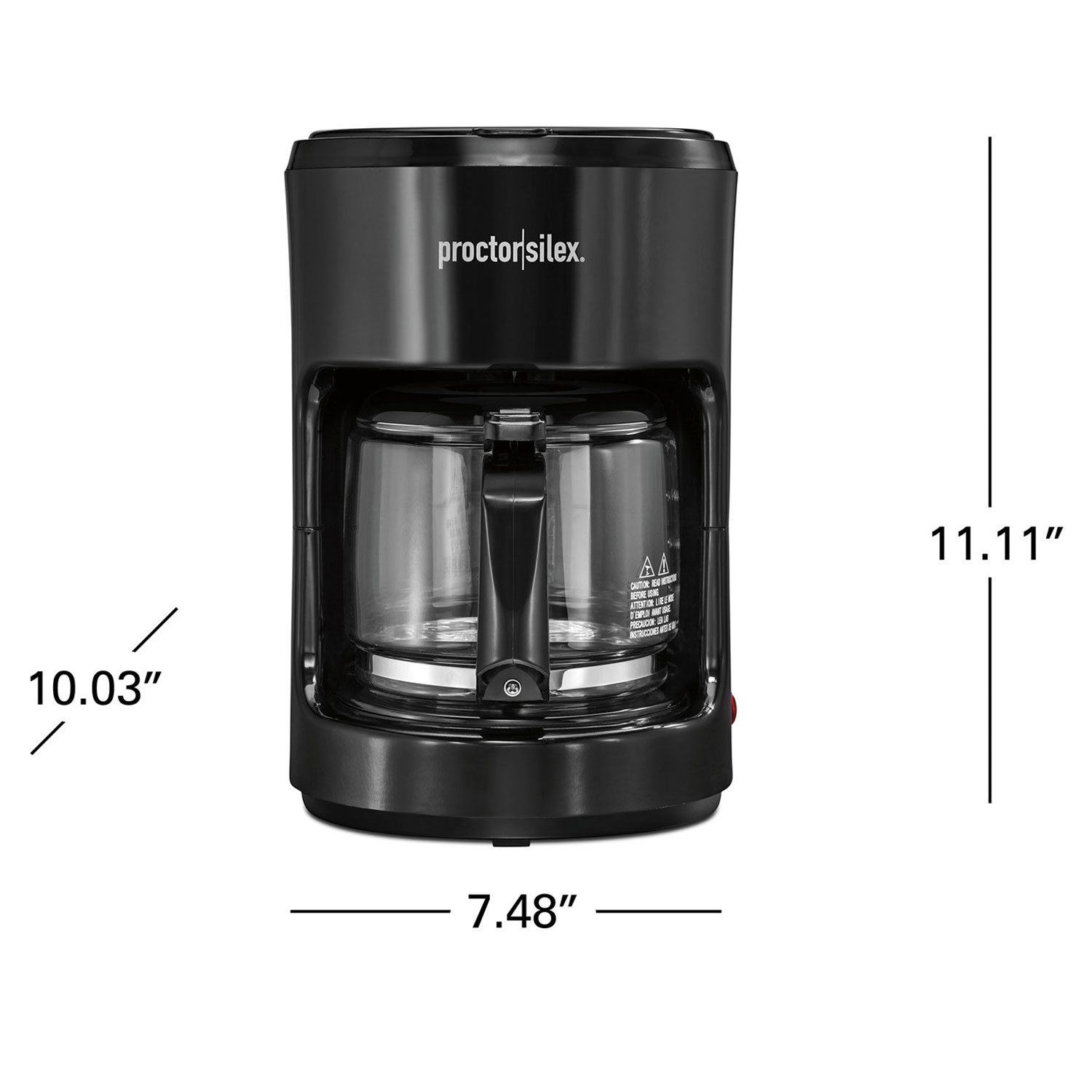  Proctor Silex 12-Cup Coffee Maker, Works with Smart Plugs That  Are Compatible with Alexa, Auto Pause and Serve, White (43501PS): Drip  Coffeemakers: Home & Kitchen
