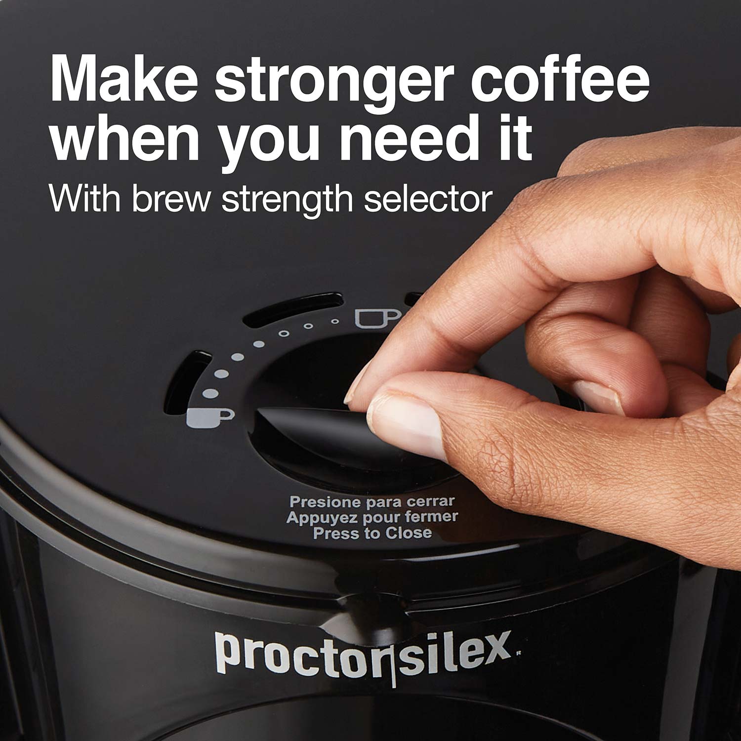 Proctor Silex 4 Cup Coffee Maker Compatible w Smart Plugs - 48138PS