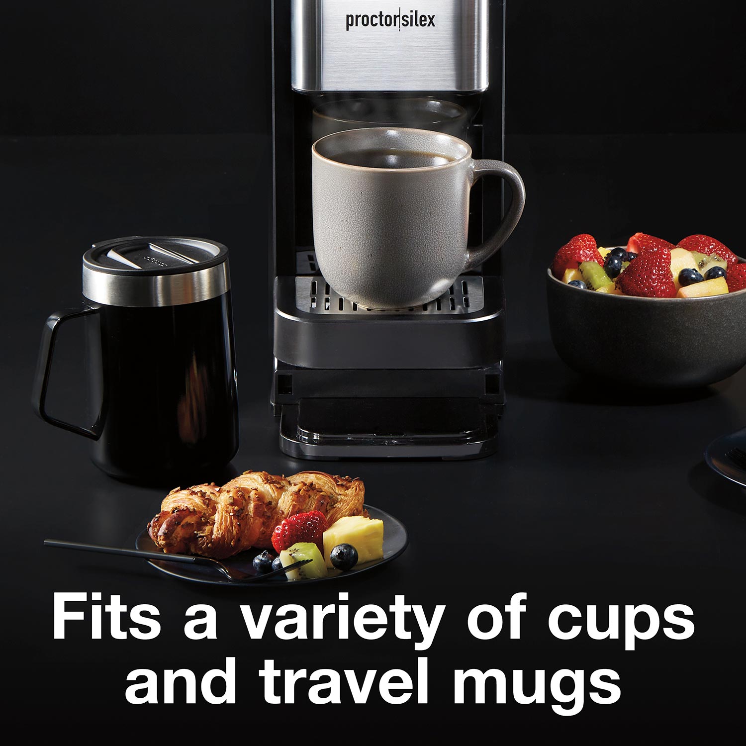 Single-Serve Coffee Maker with 40oz. Reservoir-49919 | ProctorSilex.com